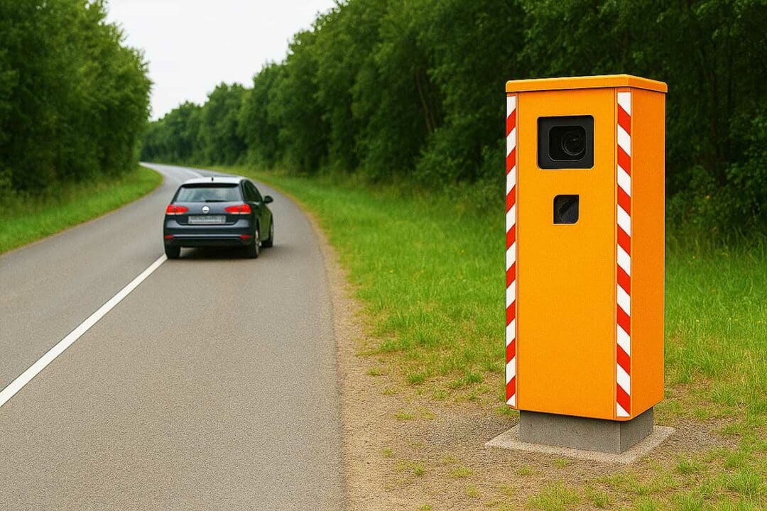 Un radar italien peut détecter les franchissements de ligne blanche.