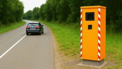 Un radar italien peut détecter les franchissements de ligne blanche.