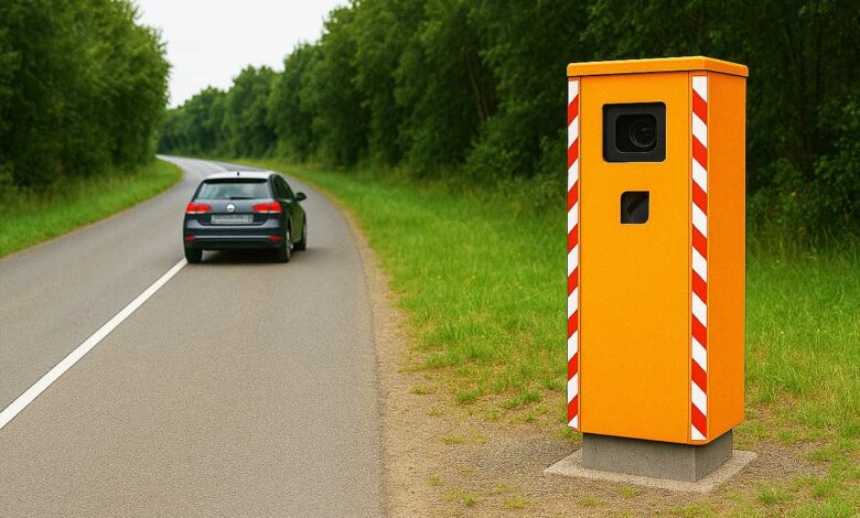 Un radar italien peut détecter les franchissements de ligne blanche.