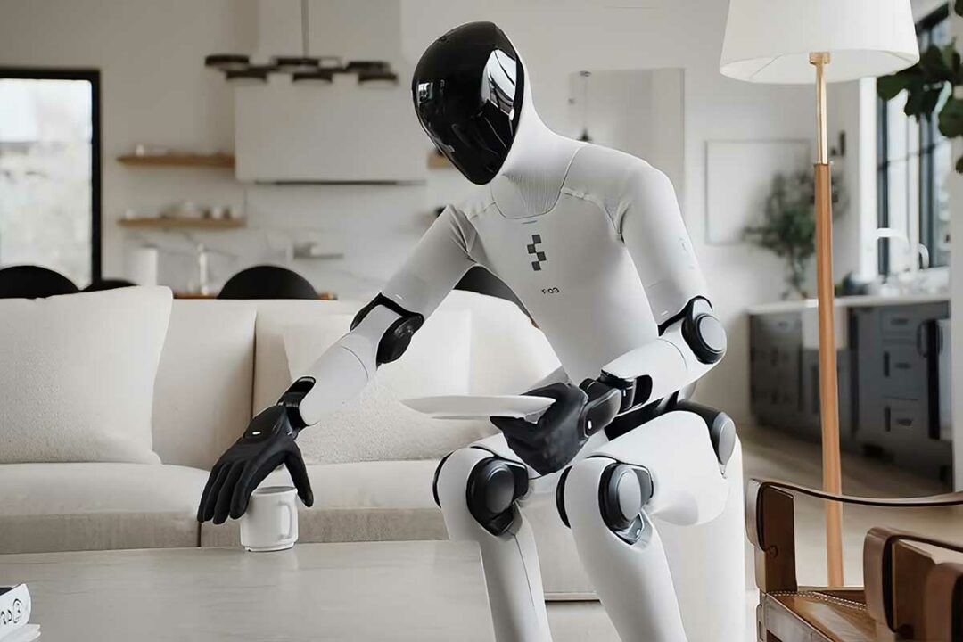 Le robot humanoïde Figure 03 qui fait du rangement.