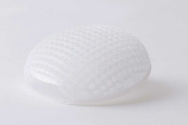 Une prothèse mammaire imprimée en 3D.
