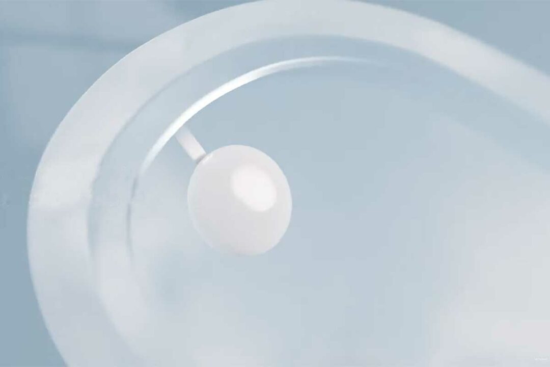 Le dispositif U Scan dans des toilettes.