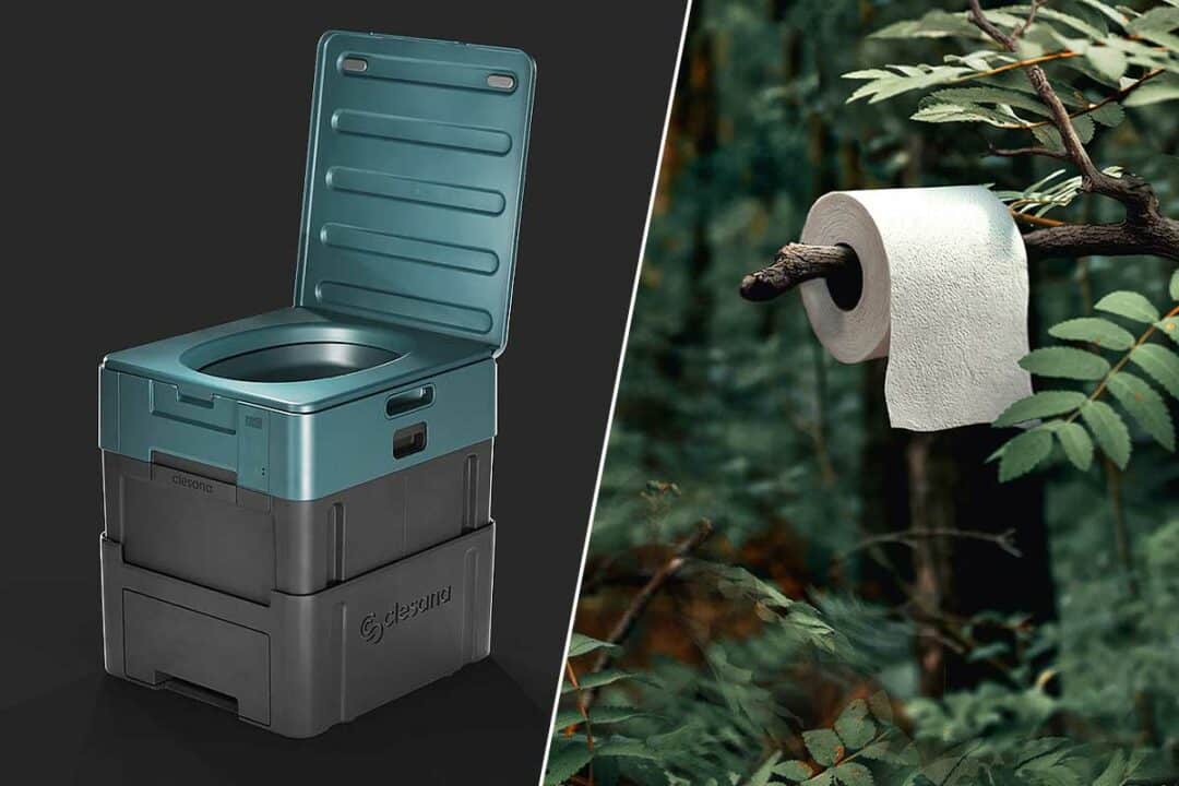 Des toilettes portables pour les activités nomades.