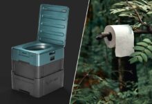 Des toilettes portables pour les activités nomades.
