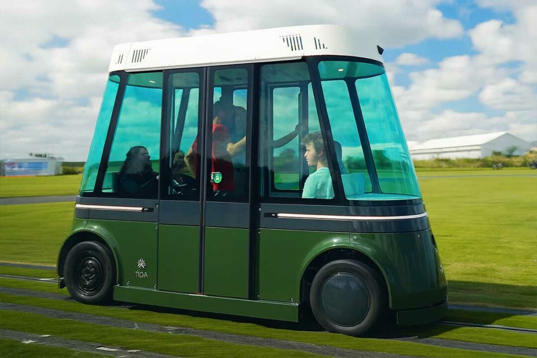 Une capsule Urbanloop de dernière génération.