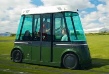 Une capsule Urbanloop de dernière génération.