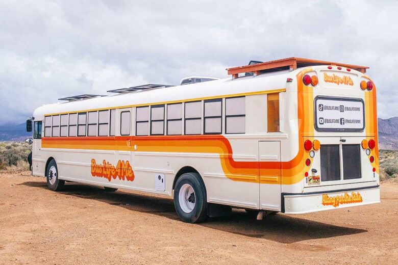 Un bus entièrement aménagé.