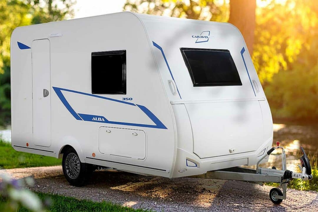 Une caravane Caravelair Alba 350.