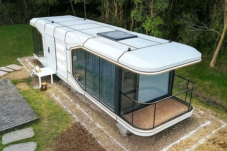 Une mini habitation modulaire.