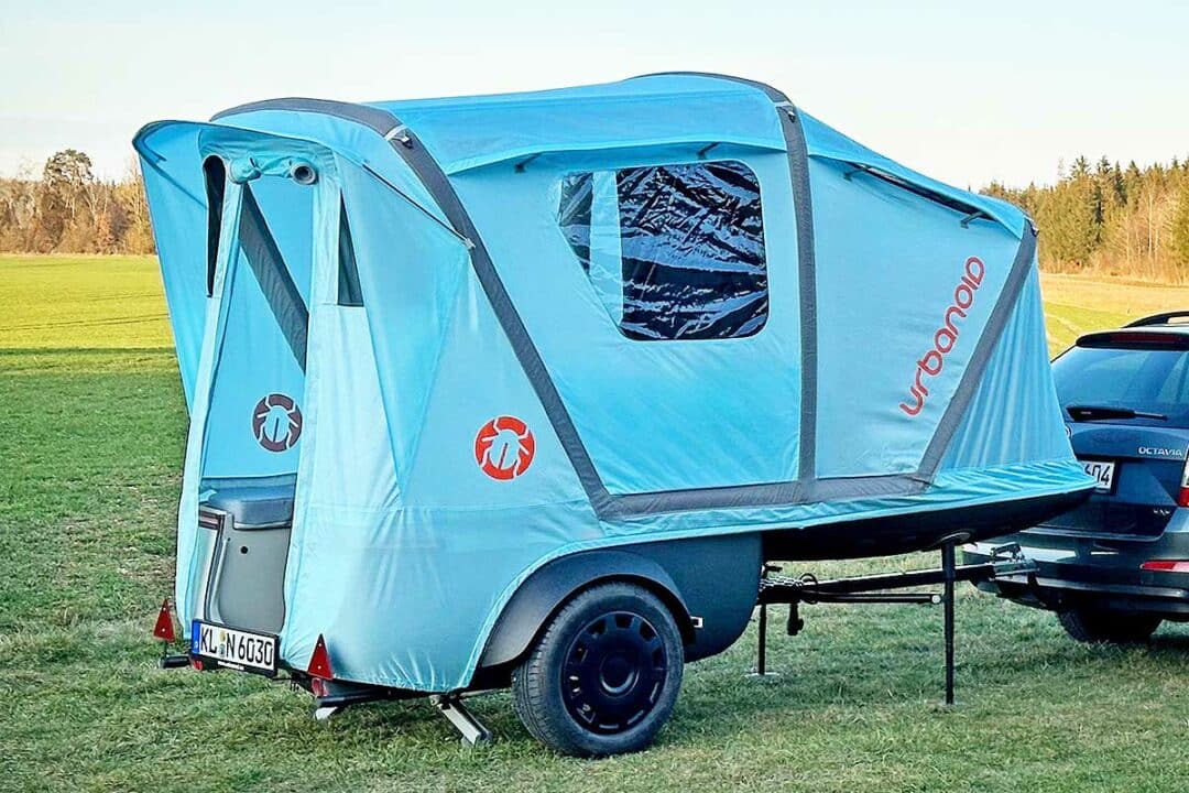 Une remorque Urbanoid déployée.