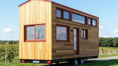 Le dernier modèle de tiny house fabriqué par Baluchon.