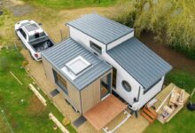 Une extension à la tiny house.