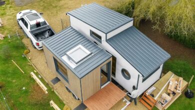 Une extension à la tiny house.