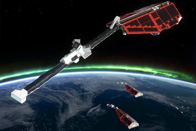 Les satellites SWARM de l'ESA.