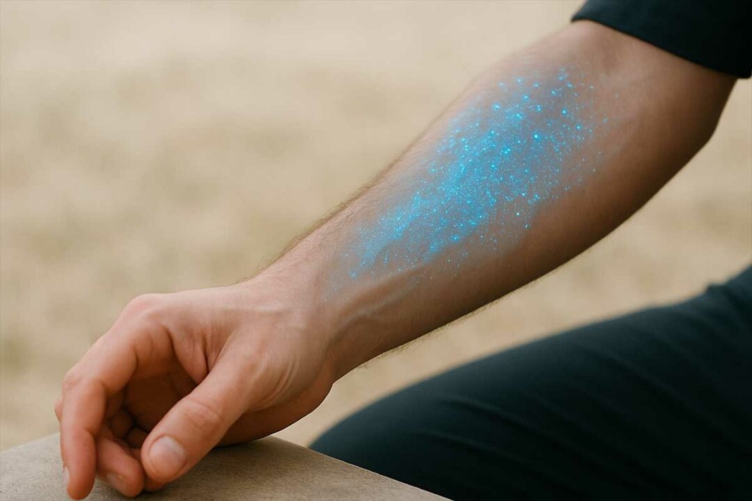 Un bras bioluminescent.