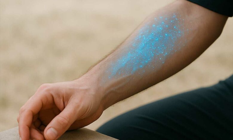 Un bras bioluminescent.