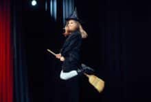 Une artiste lors de son spectacle.
