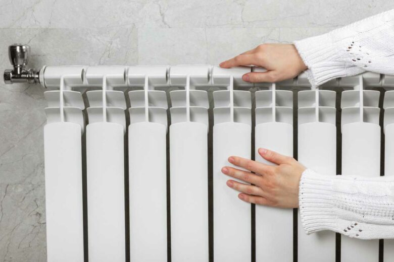 Un chauffage dans un logement.