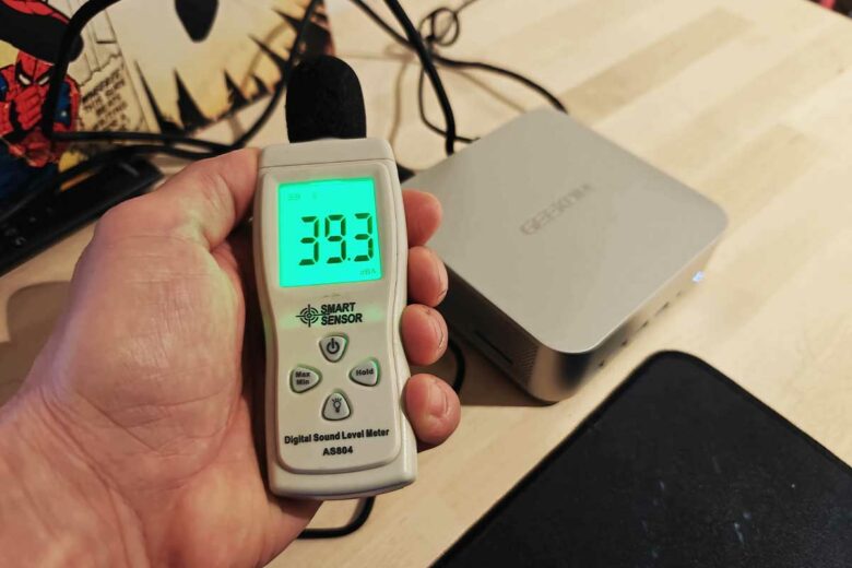 Le niveau sonore du mini PC.