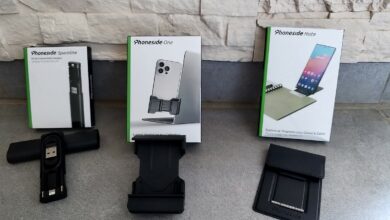 PhoneSide déballé : tous les accessoires prêts à simplifier vos réunions et vos déplacements.