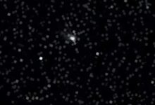 Images de 3I/ATLAS lors de son passage au plus près de Mars, prises par la caméra haute résolution (HiRIC) de l'orbiteur martien Tianwen-1.