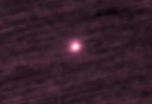 Image colorisée de 3I/Atlas .