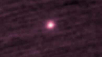 Image colorisée de 3I/Atlas .