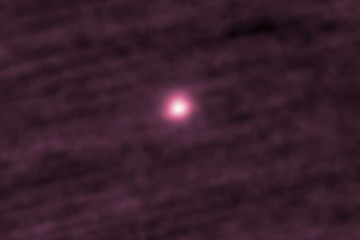 Image colorisée de 3I/Atlas .