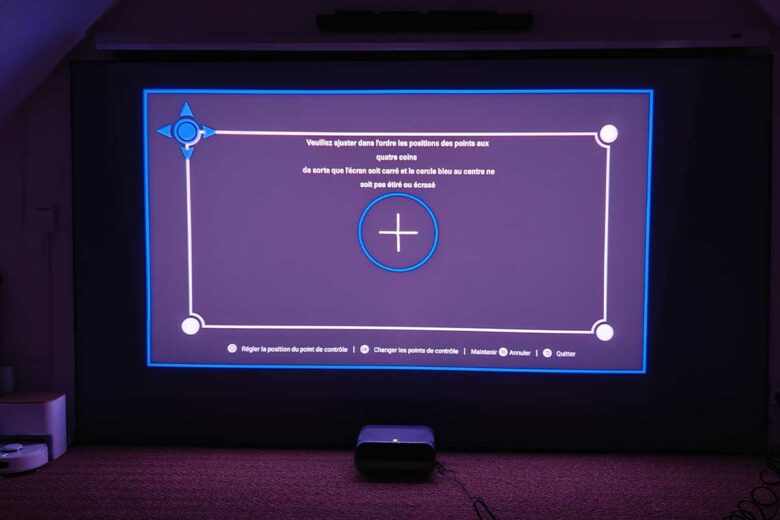 Le calibrage de l'image.