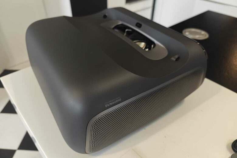 Une très courte focale.