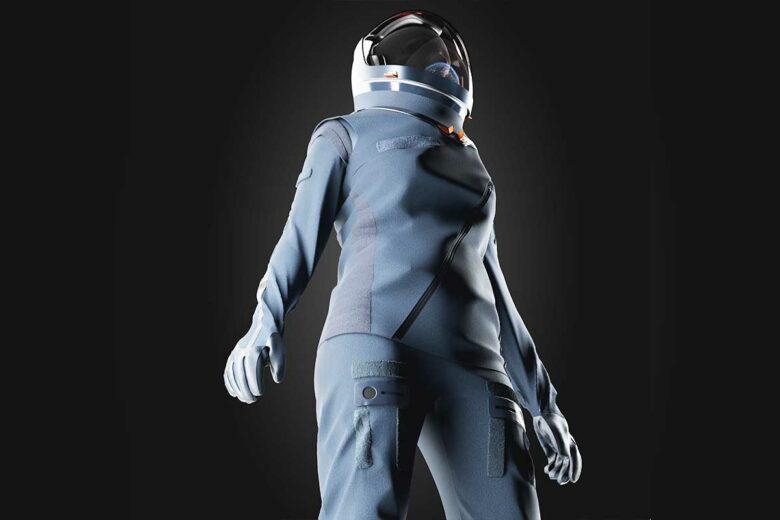 Présentation de la combinaison spatiale Eurosuit.