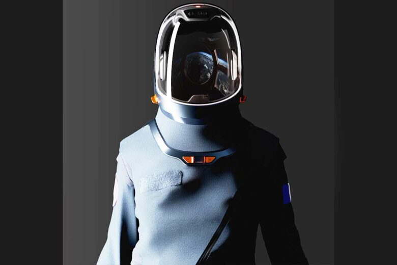 Présentation de la combinaison spatiale Eurosuit.