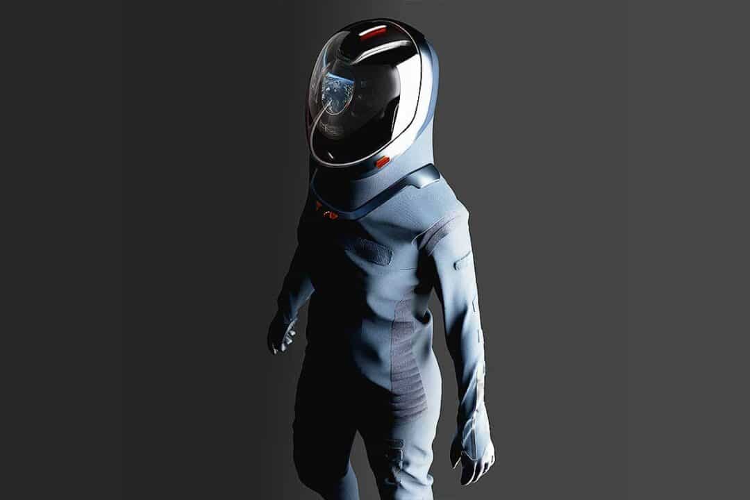 Présentation de la combinaison spatiale Eurosuit.