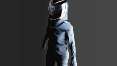 Présentation de la combinaison spatiale Eurosuit.