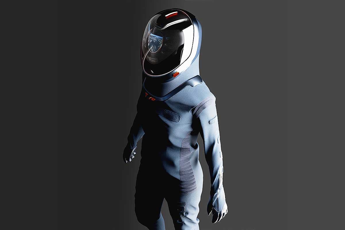 Présentation de la combinaison spatiale Eurosuit.