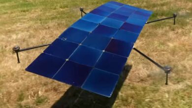 Un drone entièrement solaire prend son envol.