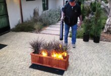 Un système portable anti-incendie qui fonctionne avec des ondes sonores.