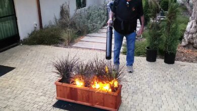 Un système portable anti-incendie qui fonctionne avec des ondes sonores.