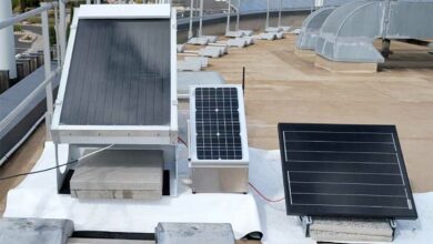 Le projet pilote sur le toit d'une zone commerciale de Perpignan.