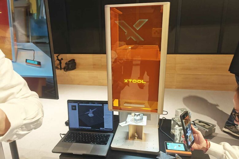 Démonstration de gravure.