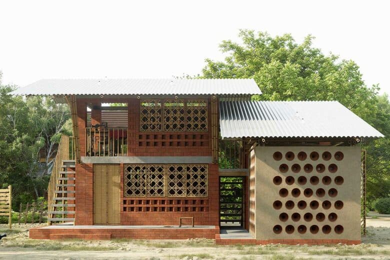 Une maison low tech.