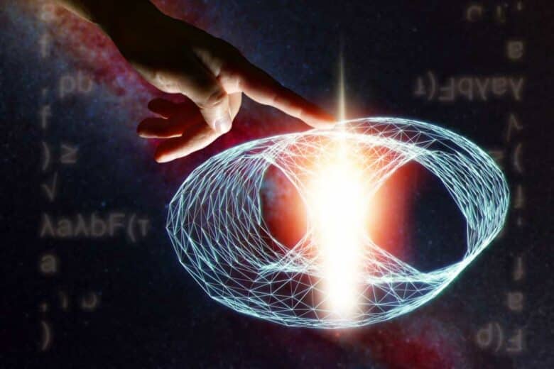 Concept de la barrière espace-temps.