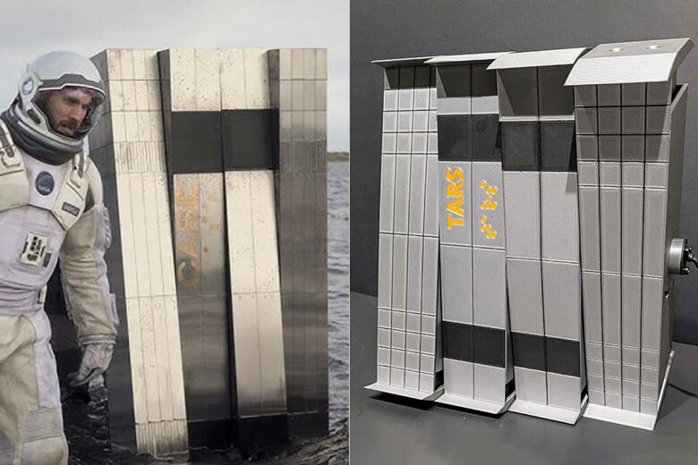 Deux ingénieurs en robotique ont reproduit une version du robot TARS.