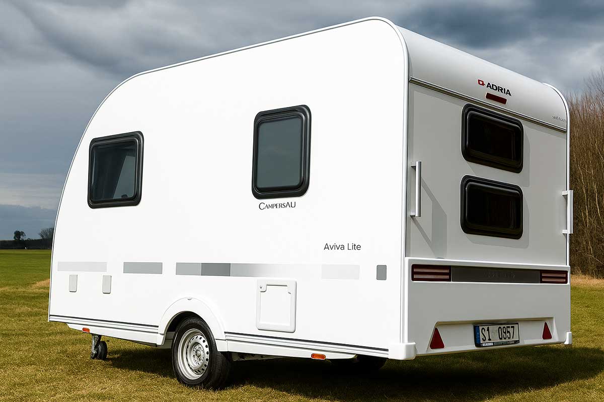 La caravane Adria Aviva Lite.