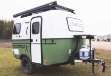 Une caravane qui permet le tout-terrain.