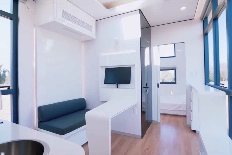 L'intérieur de la tiny.