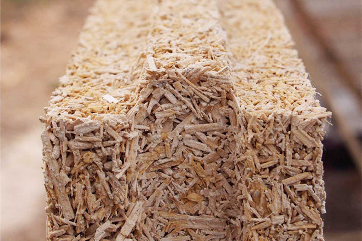 Un bloc isolant de chanvre pour la construction et la rénovation.