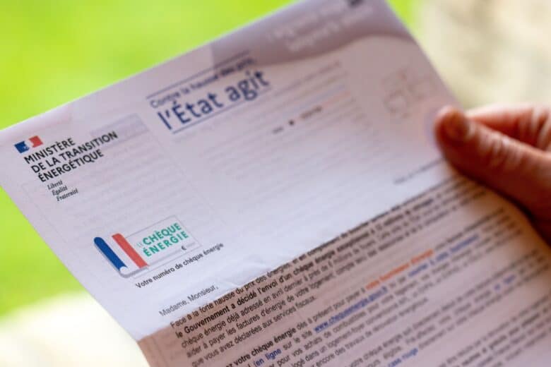 La lettre accompagnant votre chèque énergie.