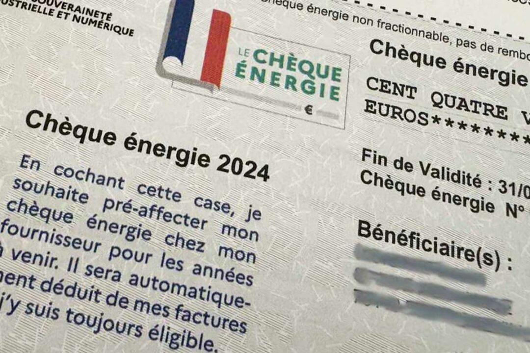 Un chèque énergie.