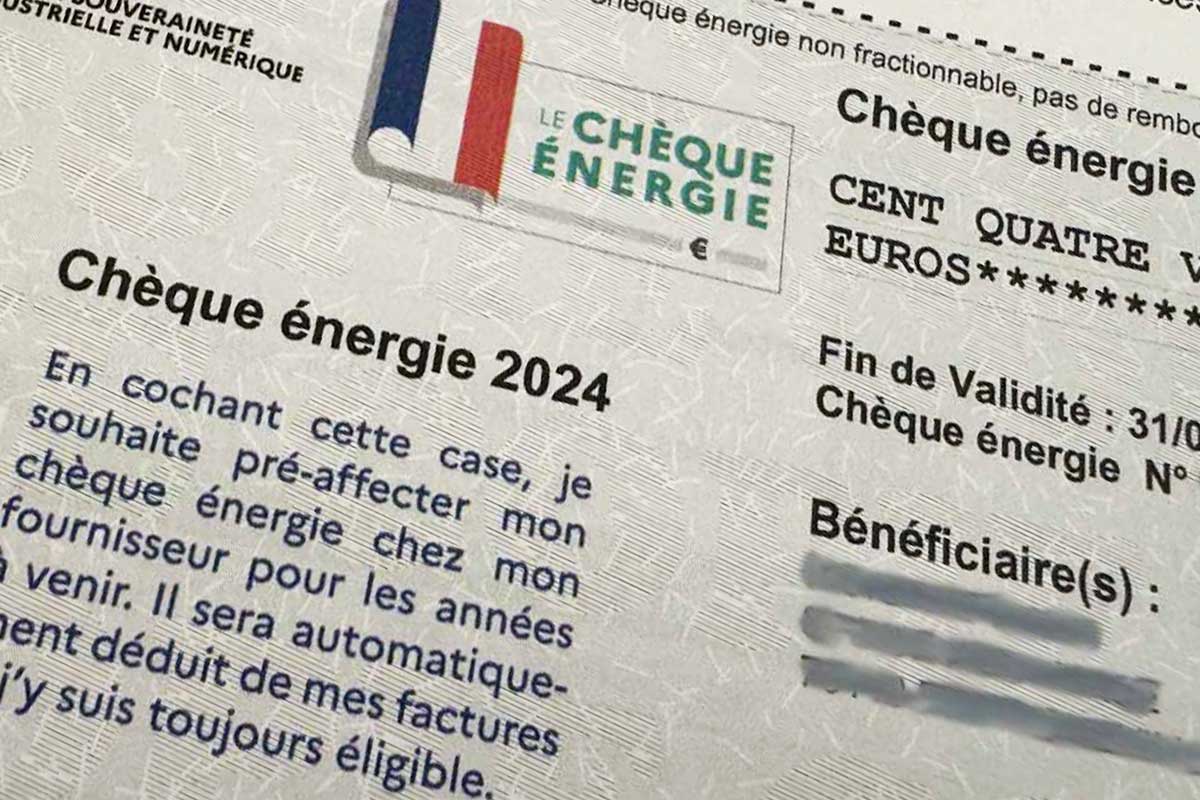 Un chèque énergie.
